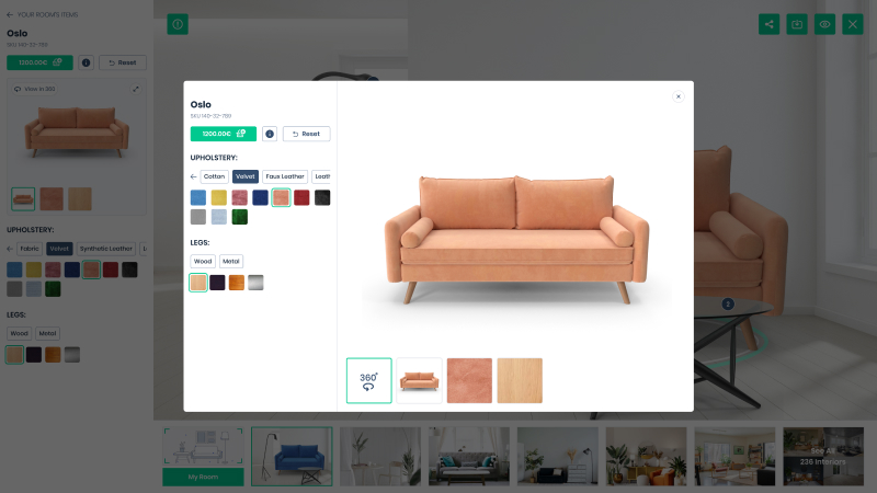 Ecommerce product configurator