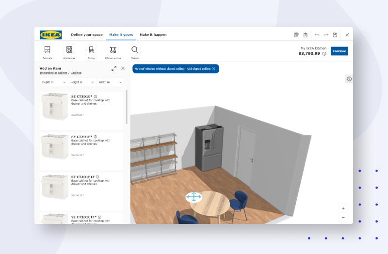 IKEA's room planner