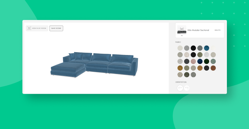 Modular furniture ecommerce 