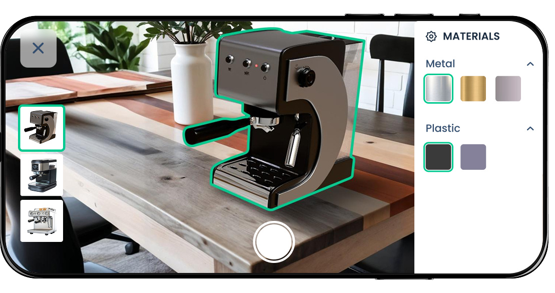 Zolak Augmented Reality for Product Visualization