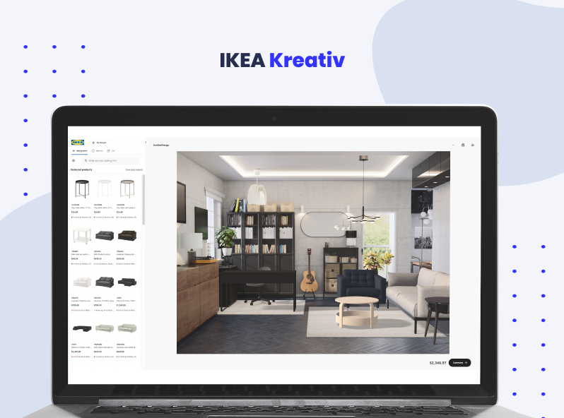 IKEA Kreativ advanced augmented reality for furniture