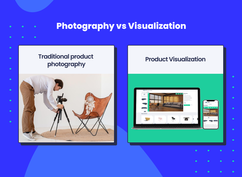 photography vs furniture visualization