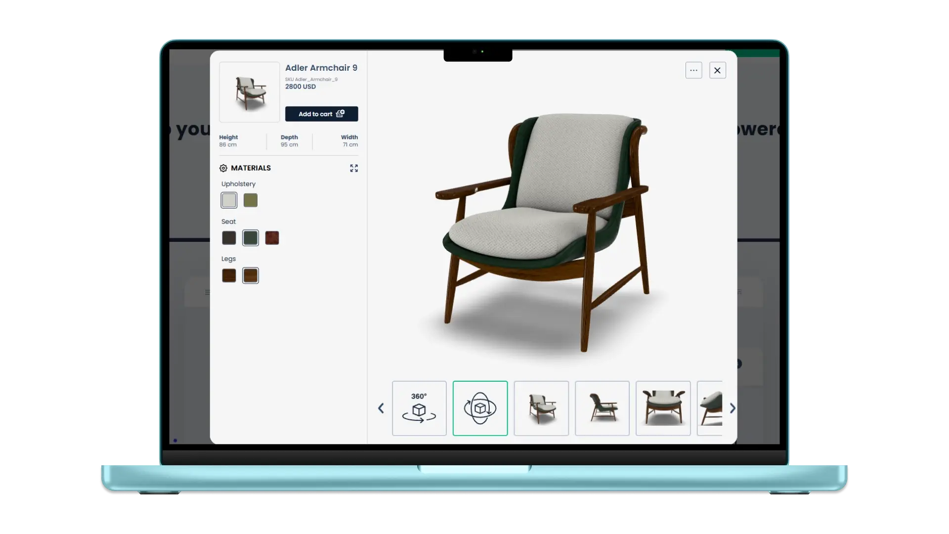 Interactive 3D Viewers & Configurators