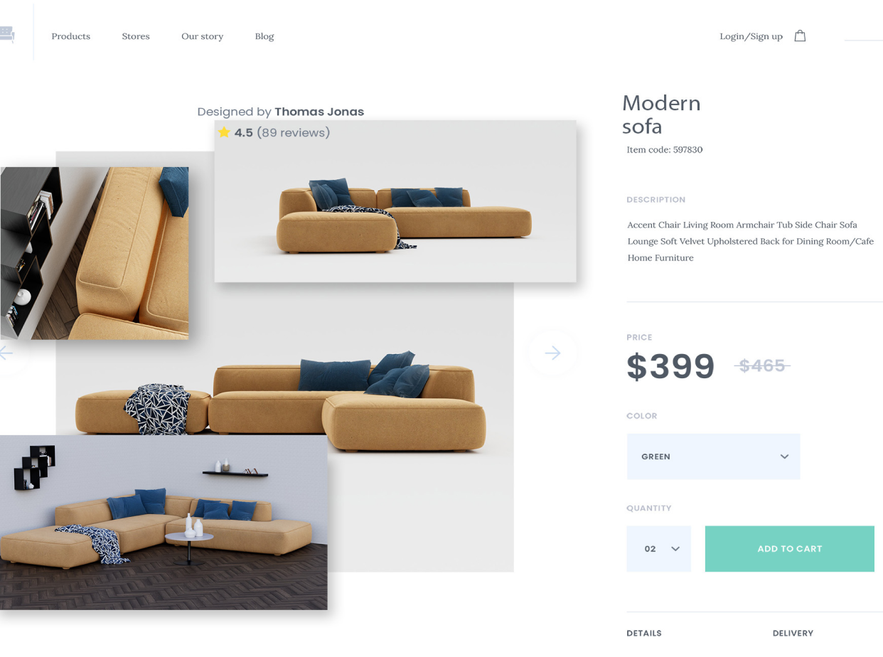 Visual Commerce Platform for Furniture Websites