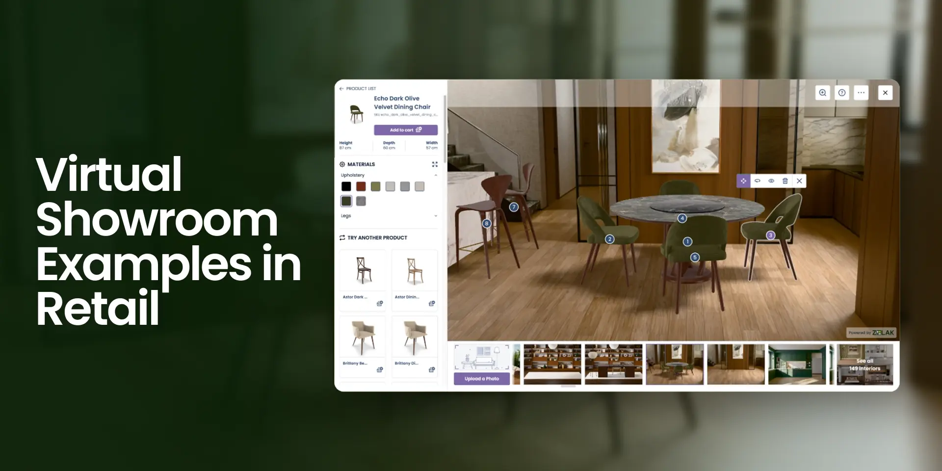 Virtual Showroom Examples in Retail