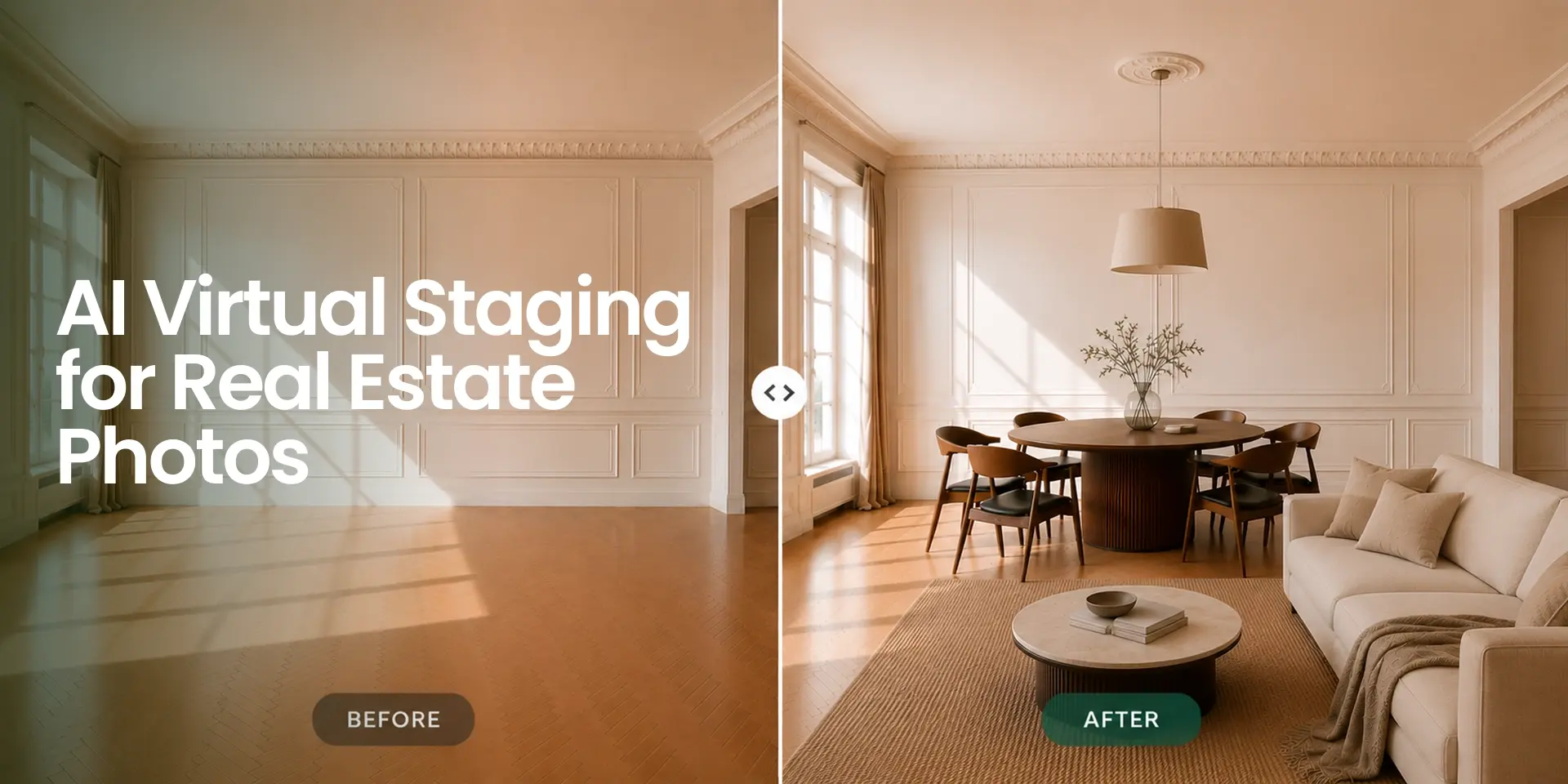 Virtual Staging for Real Estate Photos: How It Works